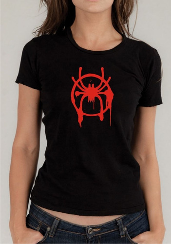 Playera Dama Modelo Pelicula Hombre Araña Nuevo Universo