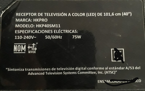 Main Hkpro Hkp40sm11 Tpd.nt72563.pb782 (Usado)
