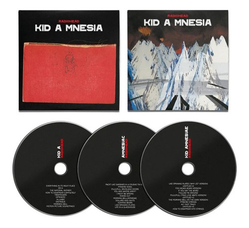 Radiohead Kid A Mnesia 3cd Importado Nuevo Cerrado En Stock