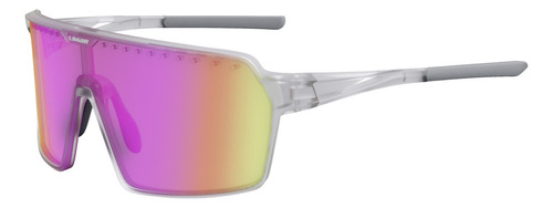Anteojos Limar Horus Light Gray Bici Mtb Ruta - Celero Lente Rosa Armazón Gray Mate