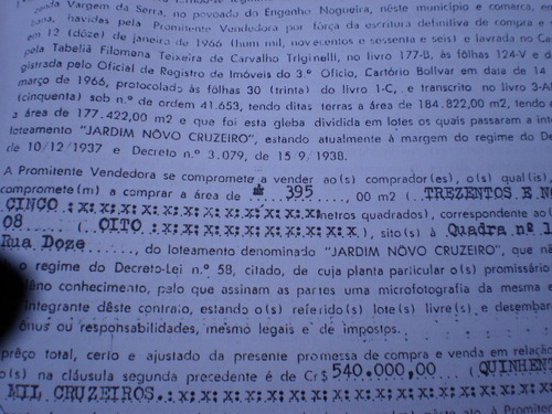 Lote Oportunidade 395m² - 1020