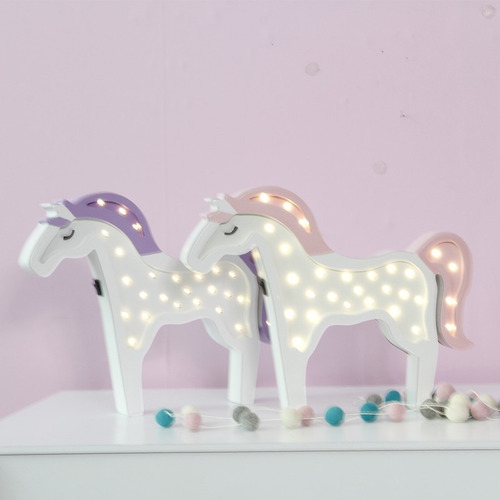 Velador Arcoiris Deco Infantil Luna León Mariposa Globo