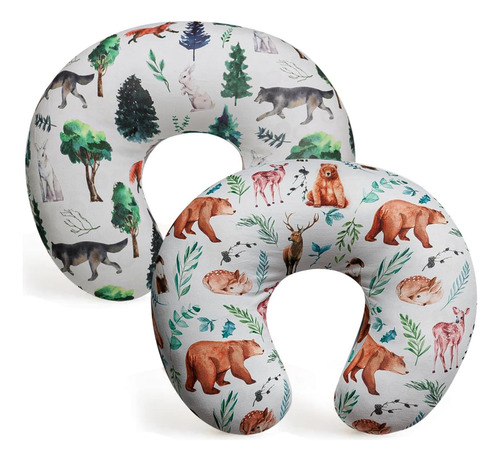 Funda De Almohada De Lactancia Figeo, Elástica Y Neutra, Col