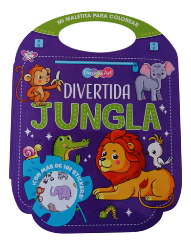 Divertida Jungla, Mi Maletita Para Colorear, Dreamsart.