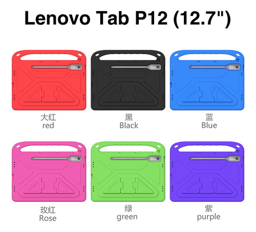 Funda Tableta Para Lenovo Tab P12 De 12,7 Pulgadas 2023