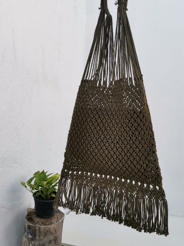 Bolso Bohemio De Macramé