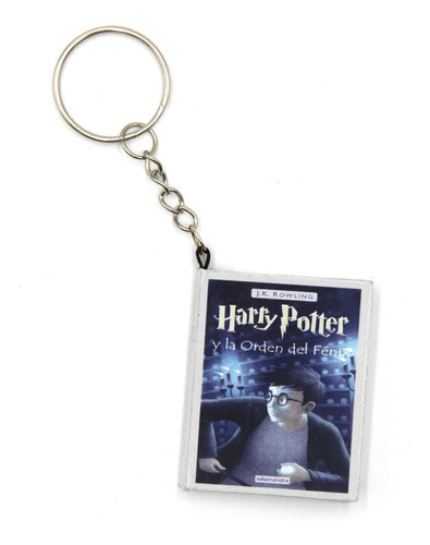 Llavero Mini Libro Coleccion Harry Potter- Orden Del Fenix