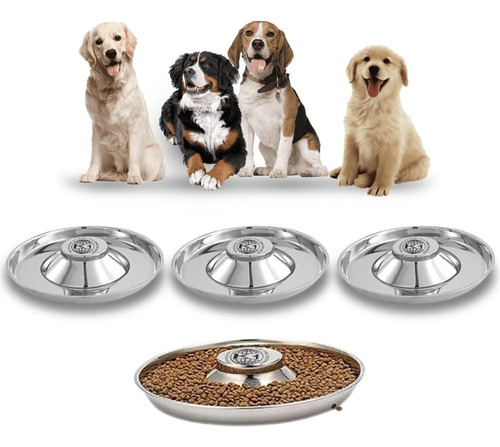 Cuencos De Acero Inoxidable Para Cachorros Pequenos 11.4