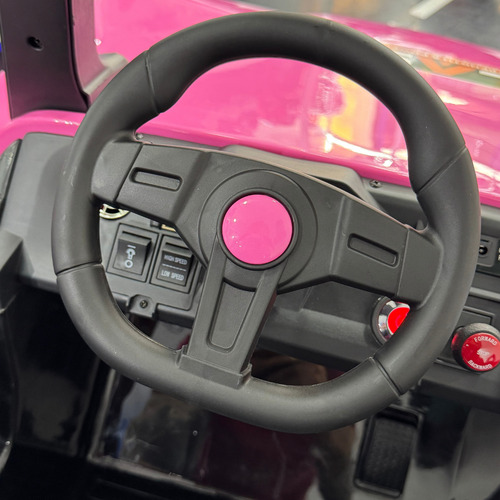 Carrinho Elétrico Infantil Buggy Clash Rosa 24v