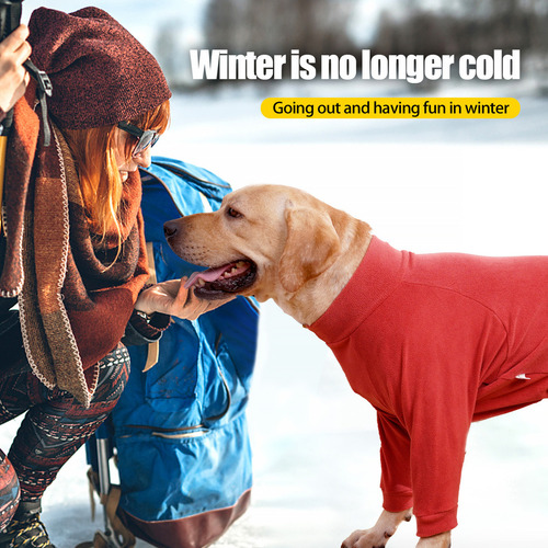 Pulsera De Forro Polar Cálido Para Perros De Tamaño Mediano