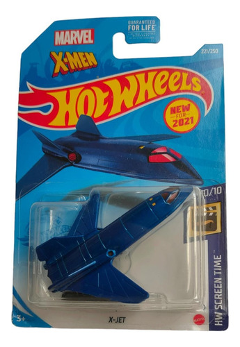 Hot Wheels Coleccion Screen Time X-men X-jet Marvel Importad