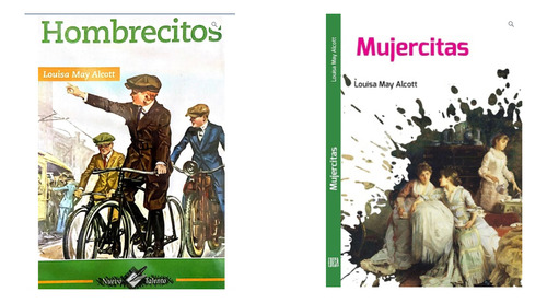 Pack 2 Libros, Hombrecitos Y Mujercitas, Louisa May Alcott 