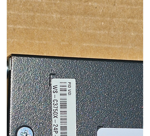 Switch Cisco Ws-c3750x-24p-s Nuevo Poe+ Gigabit