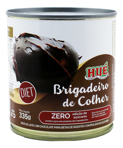 Kit Hué Sem Glúten Goioaba Cremoso Diet E 2 Brigadeiros Diet