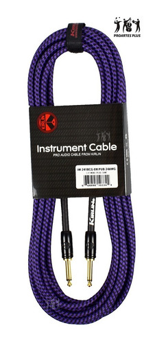 Cable Instrumento Kirlin Iw-241bcg Pub 6mt Guitarra Bajo 