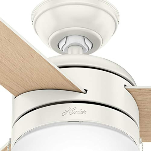 Ventilador De Techo Hunter Acumen 42 Blanco Fresco Reversib