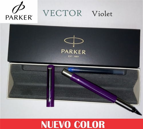 Parker Vector Lapicera Pluma Fuente Escolar Apto Grabado
