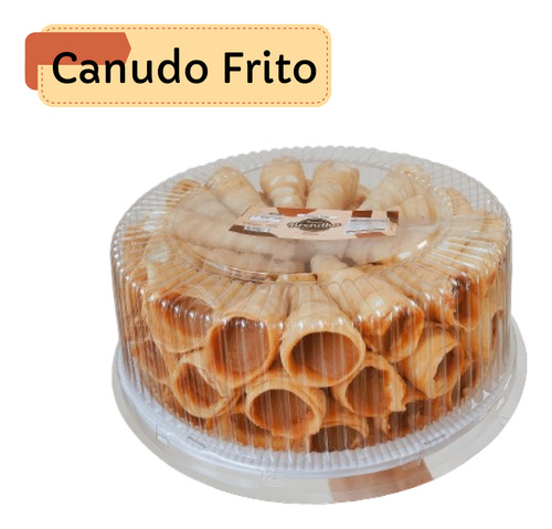 Canudo Frito Recheado C/ Doce De Leite 48 Unidades- Brendha