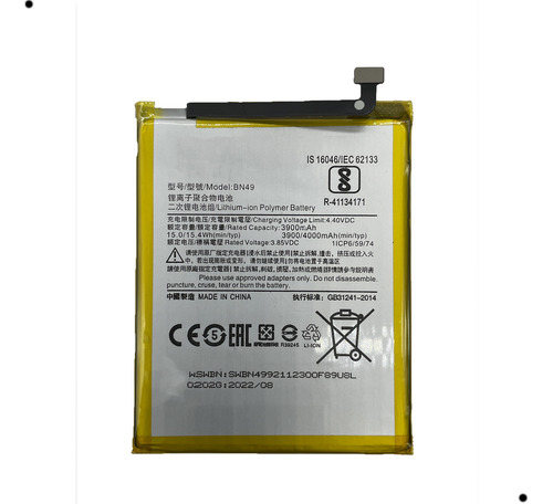 Flex Bateria Bn49 Compativel Com Xiaomi Redmi 7a+kit Troca