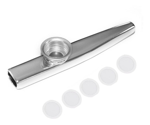 Imagen 7 de 12 de 2 Piezas Kazoo De Aleación De Aluminio Con Diafragma