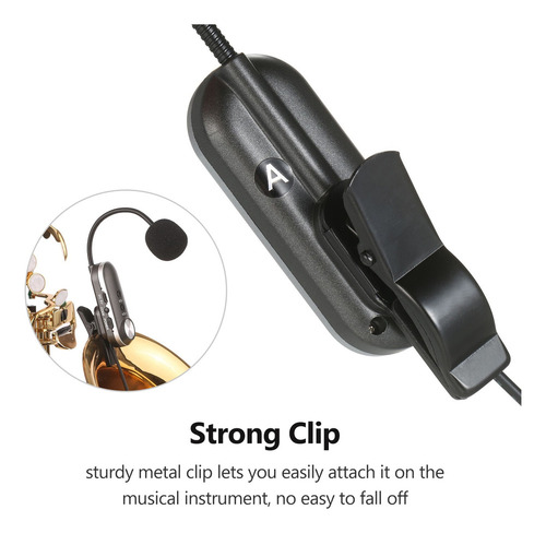 Micrófono Inalámbrico+receptor Sistema Saxo Saxofón Pa