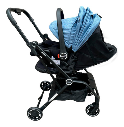 Imagen 3 de 10 de Coche Cuna Bebè Travel System Mega Baby Java 360º C/base