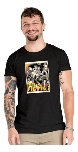 Polera Pulp Fiction Chart Peliculas Algodón Orgánico Wiwi