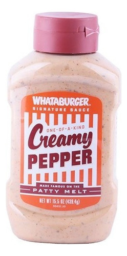 Aderezo Creamy Pepper Whataburger 439 Gr