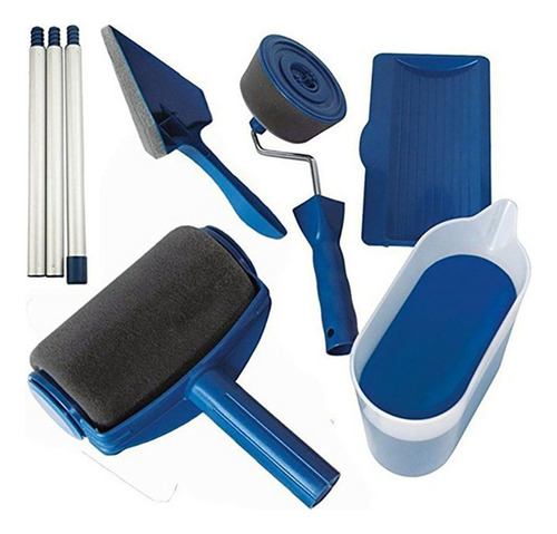 Kit De Mango De Brocha Enrollable Multifunción Paint Runner
