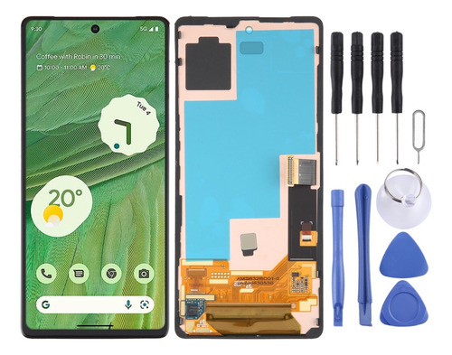 Zc Pantalla Lcd Amoled Negra Para Google Pixel 7 Gvu6c Gqml3