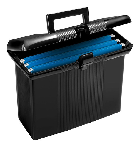 Pendaflex Caja De Archivo Portatil Negro 11 H X 14 W X ...