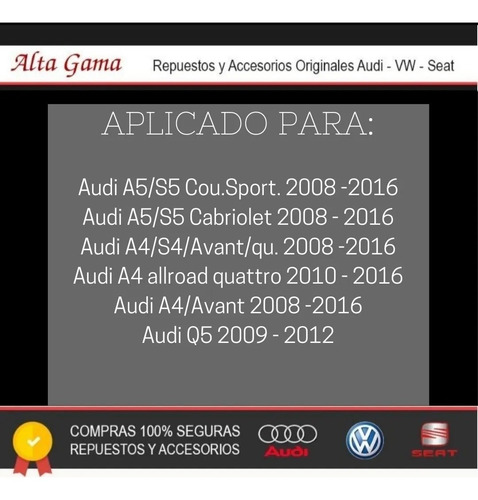 Imagen 8 de 10 de Juego De Pastillas De Freno Audi Q5 Textar Germany