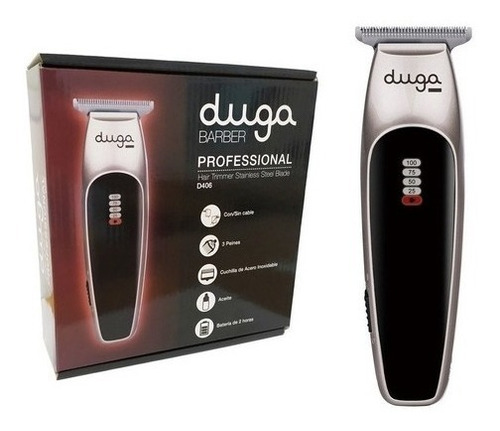 Duga Trimmer Profesional Cuchilla Acero Inoxidable Barber