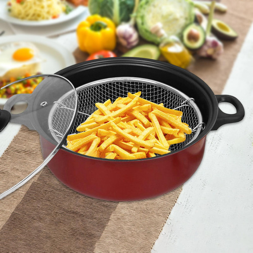 Frigideira Antiaderente, Fritadeira Profunda, Panela 24cm