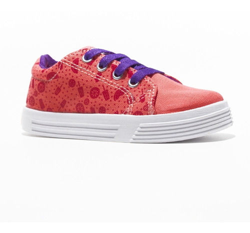 Imagen 4 de 8 de Zapatilla Niños Lona Toy Estamp V/color (27 Al 33) Art 1154