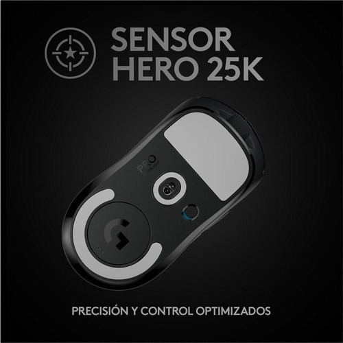 Mouse Inalámbrico Logitech G Pro X Superlight Color Negro
