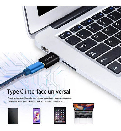 Adaptador Usb 3.1 Tipo C Femea Usb 3.0 Macho Pc iPhone 12