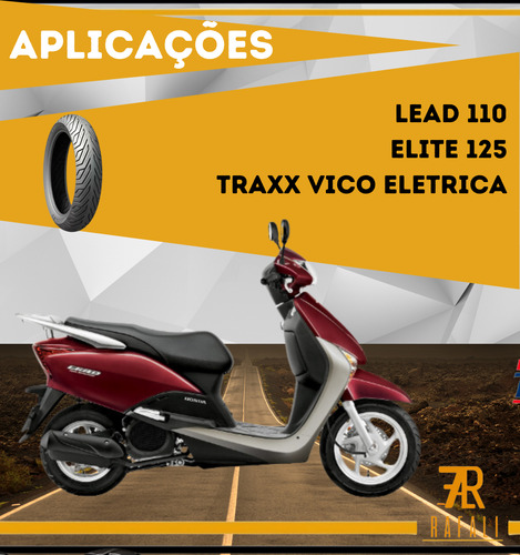 Pneu Lead 110 Elite 125 90/90-12 Dianteiro Michelin S/câmara