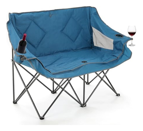 Arrowhead Outdoorportable Folding Double Duo Camping Chair