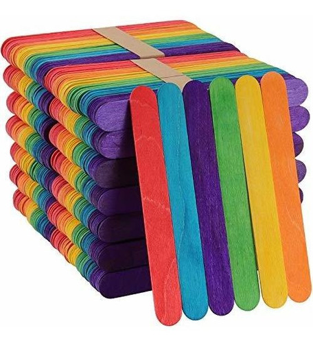 Manualidades - Zeonhak 1000 Palitos De Paleta De Colores De 