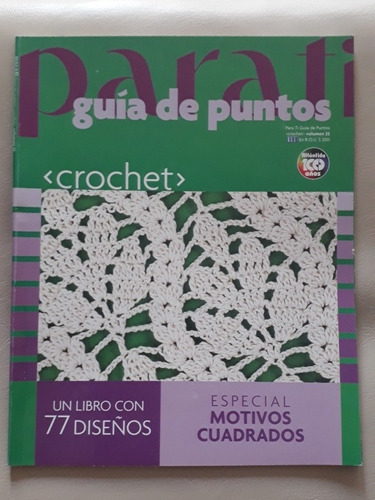 Revista Parati Guia De Puntos Crochet Motivos Cuadrados 77 L