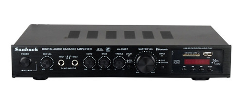 Sunbuck Av-298bt Amplificador De Audio Case 5 Canales 2000w