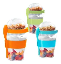 Comprar Vaso Para Yogurt Cereal Y Frutas Con Cuchara