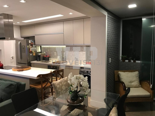 Imagem 5 de 30 de Apartamento Duplex A Venda Com 2 Dormitórios Vista Para O Mar Na Pompéia Em Santos - Ap00907 - 70711772