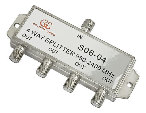 Divisor Sinal Satelite De Alta 1x4 Parabolica 950 A 2400mhz 