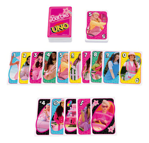 Mattel Games Uno Barbie Juego De Cartas