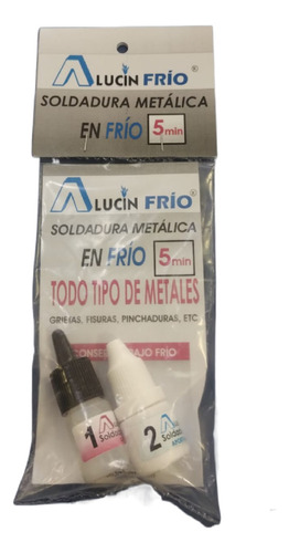 Alucin Frio (soldadura En Frio Todo Tipo De Metales(fisuras,