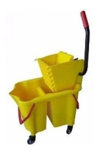 Carrinho De Limpeza Profissional Com Balde Espremedor W1 Cor Colorido