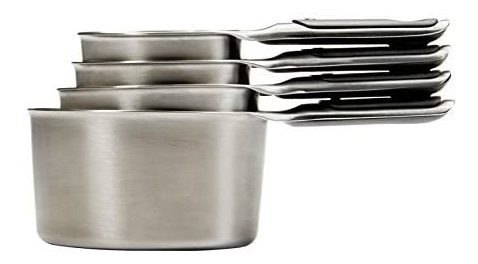 Oxo Acero Juego Tazas Cucharas Medidoras Repostería Cocina