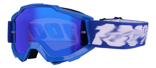 Gafas Azules, 100% Transfronterizas, 100% Motocross, Sin Pas